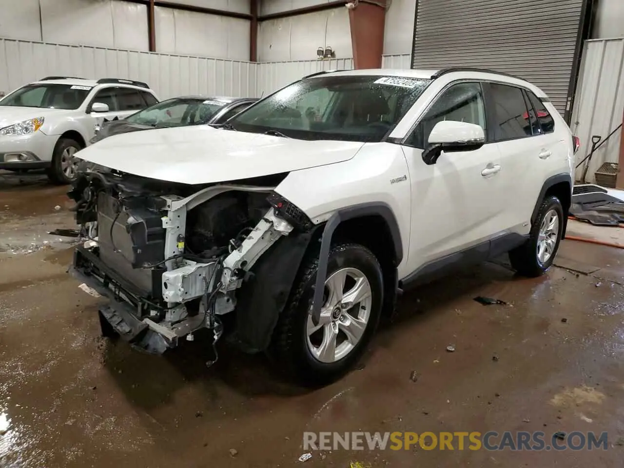 1 fotografías del automóvil dañado 4T3B6RFV8MU040343 TOYOTA RAV4 2021