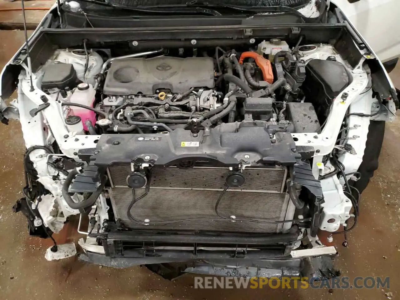 12 fotografías del automóvil dañado 4T3B6RFV8MU040343 TOYOTA RAV4 2021