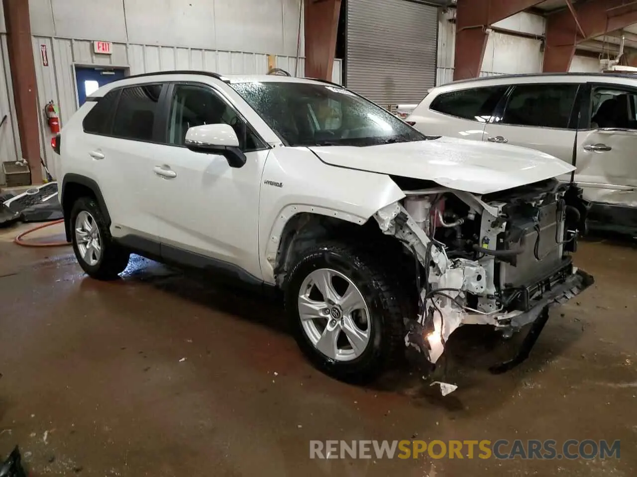 4 fotografías del automóvil dañado 4T3B6RFV8MU040343 TOYOTA RAV4 2021