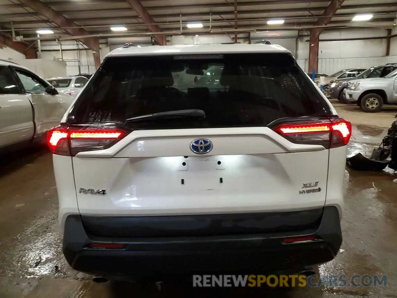 6 fotografías del automóvil dañado 4T3B6RFV8MU040343 TOYOTA RAV4 2021