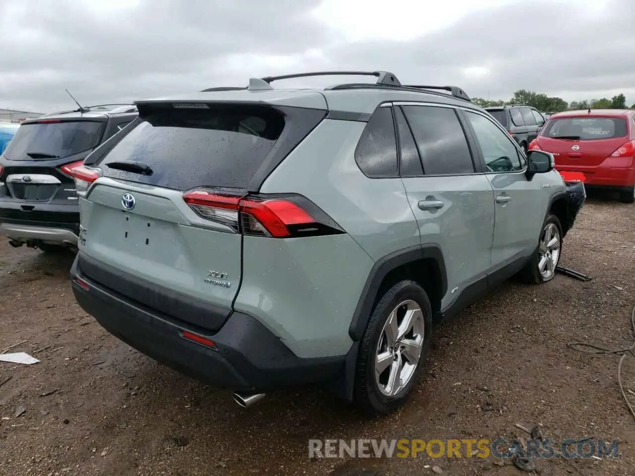 4 fotografías del automóvil dañado 4T3B6RFV9MU047141 TOYOTA RAV4 2021