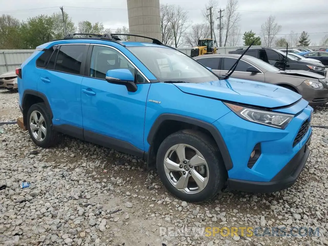 4 fotografías del automóvil dañado 4T3B6RFV9MU052971 TOYOTA RAV4 2021