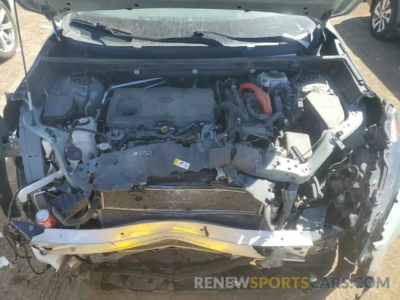 12 fotografías del automóvil dañado 4T3B6RFVXMU032633 TOYOTA RAV4 2021