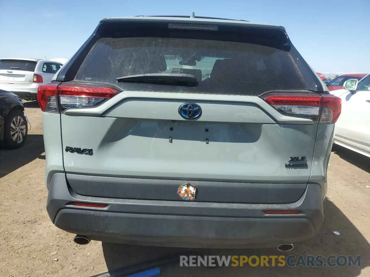 6 fotografías del automóvil dañado 4T3B6RFVXMU032633 TOYOTA RAV4 2021
