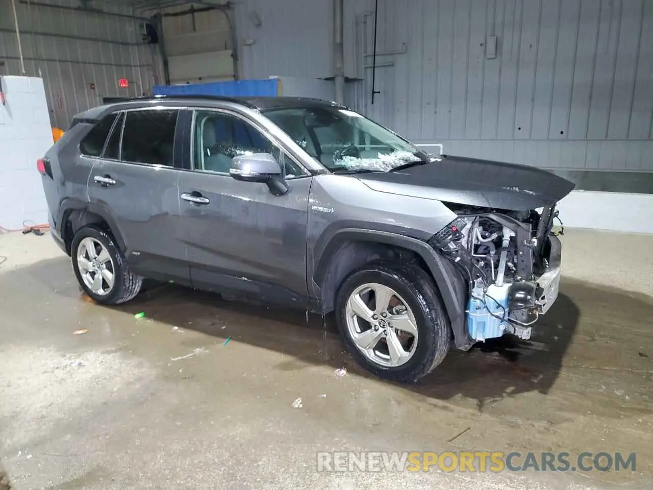 4 fotografías del automóvil dañado 4T3D6RFV0MU036876 TOYOTA RAV4 2021