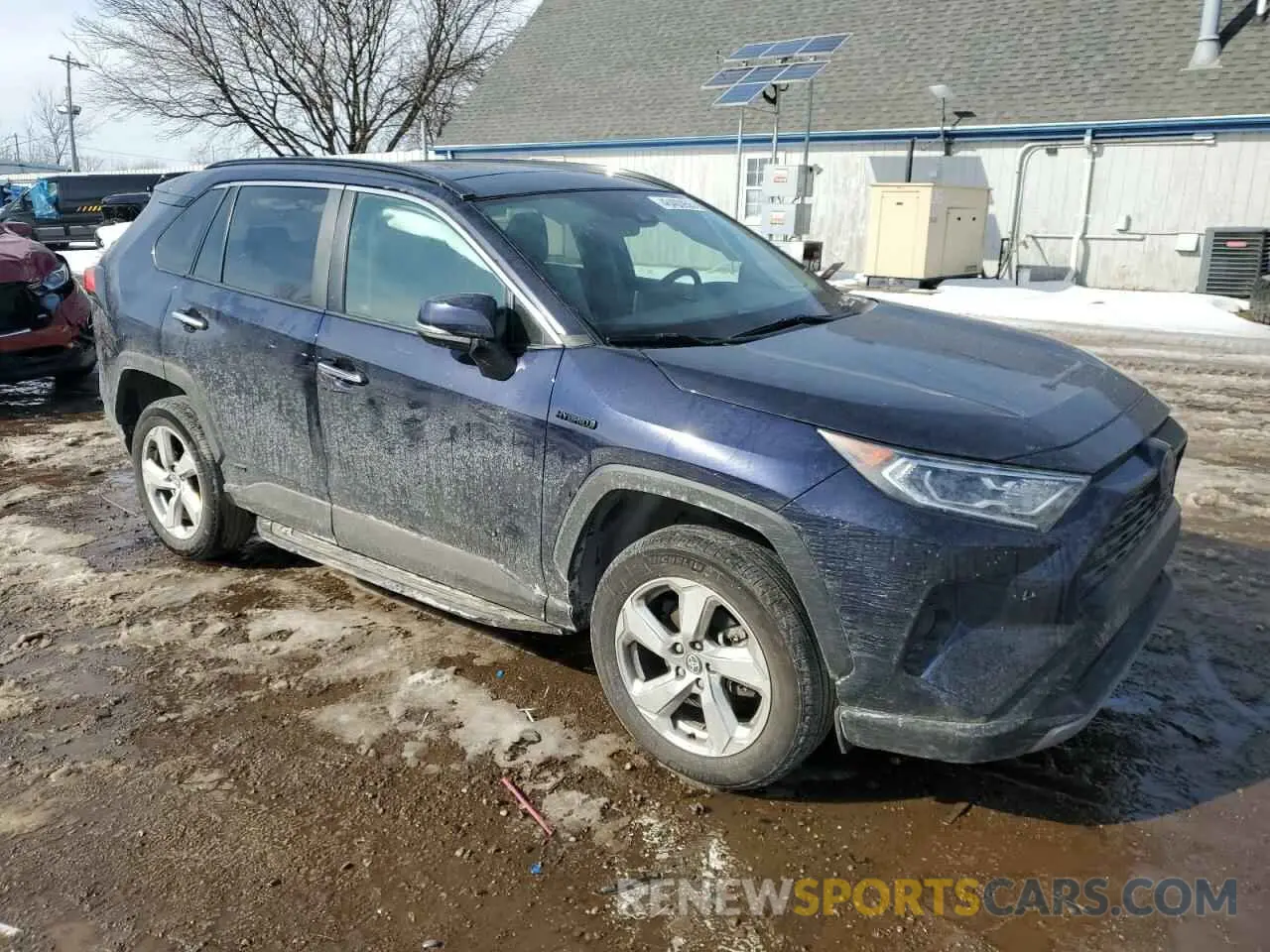 4 fotografías del automóvil dañado 4T3D6RFV1MU036269 TOYOTA RAV4 2021