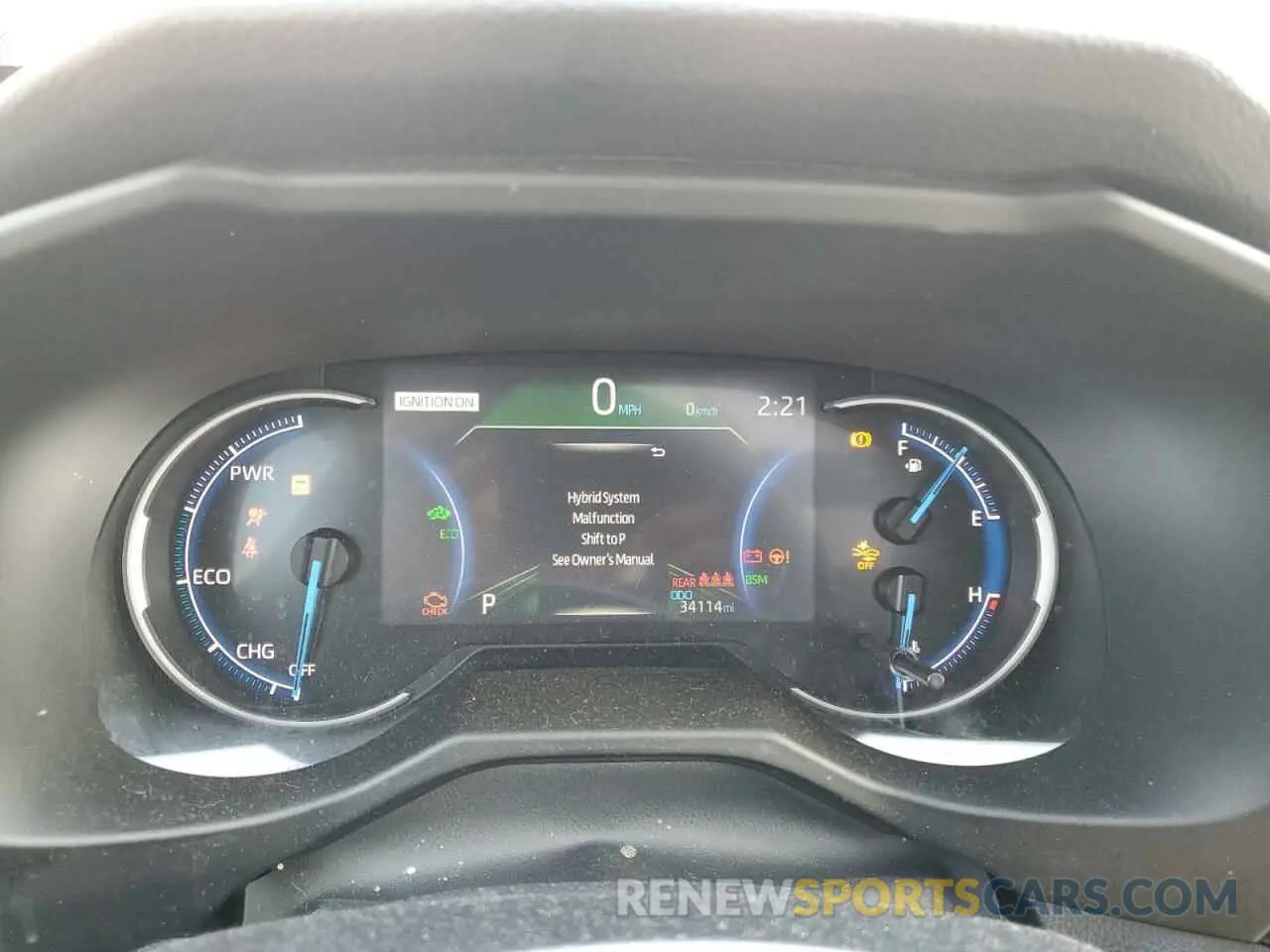 9 fotografías del automóvil dañado 4T3D6RFV1MU036269 TOYOTA RAV4 2021