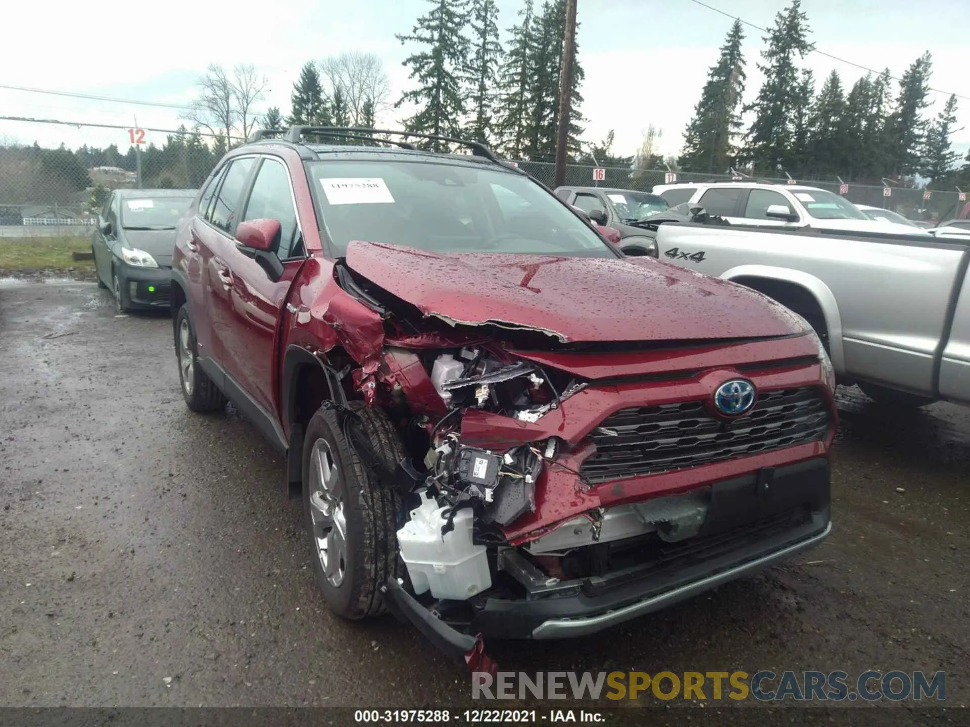 1 fotografías del automóvil dañado 4T3D6RFV2MU037494 TOYOTA RAV4 2021
