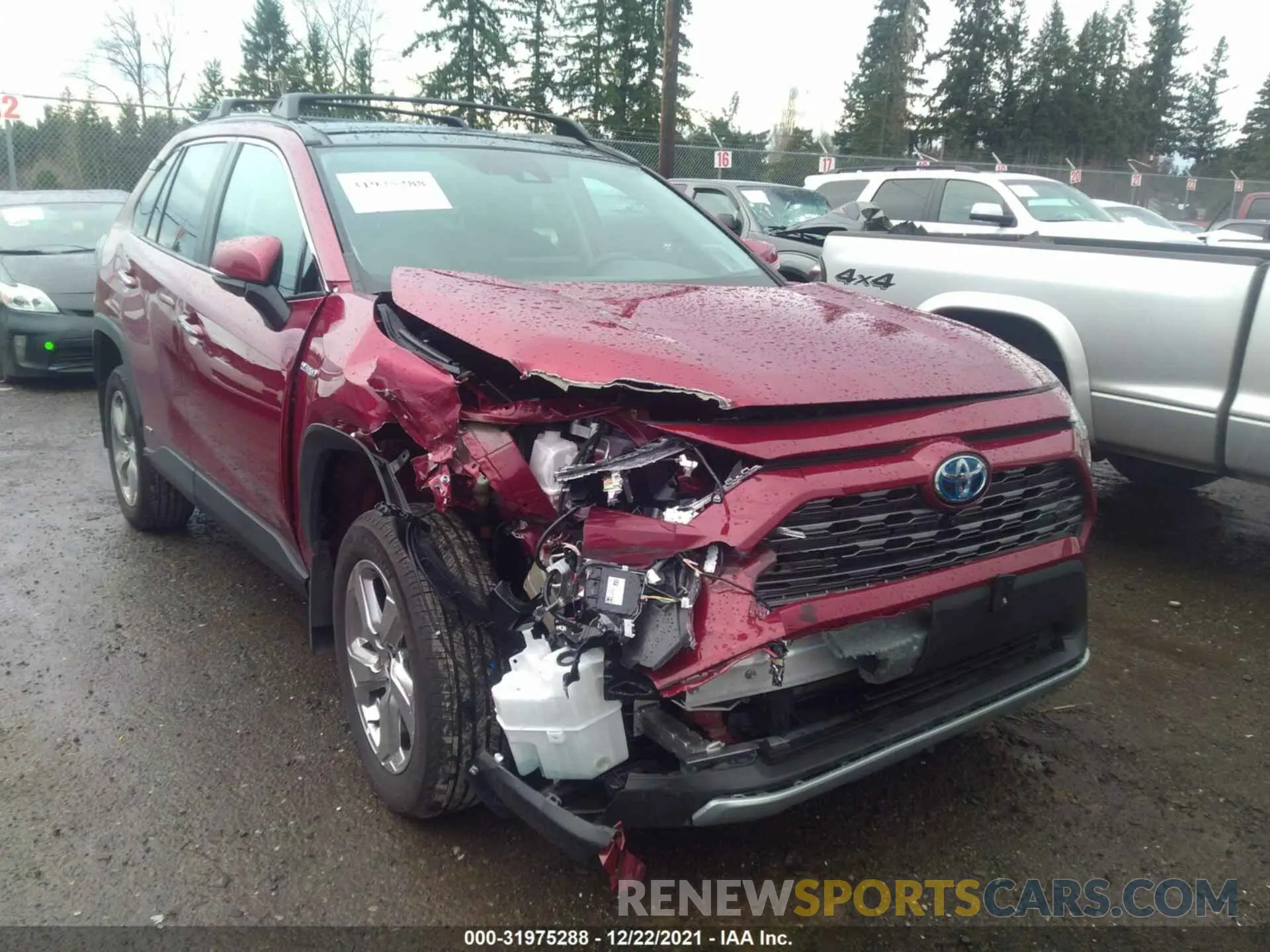 6 fotografías del automóvil dañado 4T3D6RFV2MU037494 TOYOTA RAV4 2021