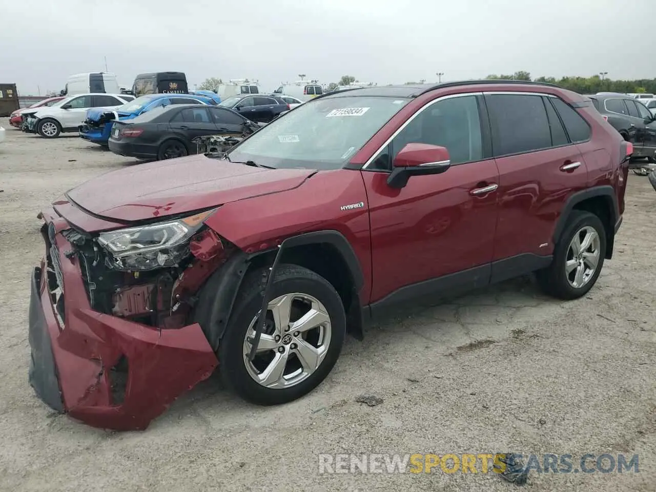 1 fotografías del automóvil dañado 4T3D6RFV2MU037964 TOYOTA RAV4 2021