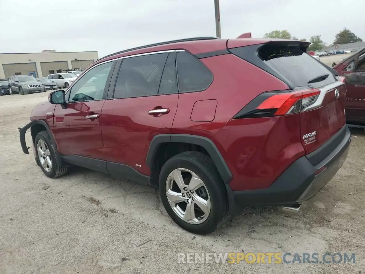 2 fotografías del automóvil dañado 4T3D6RFV2MU037964 TOYOTA RAV4 2021