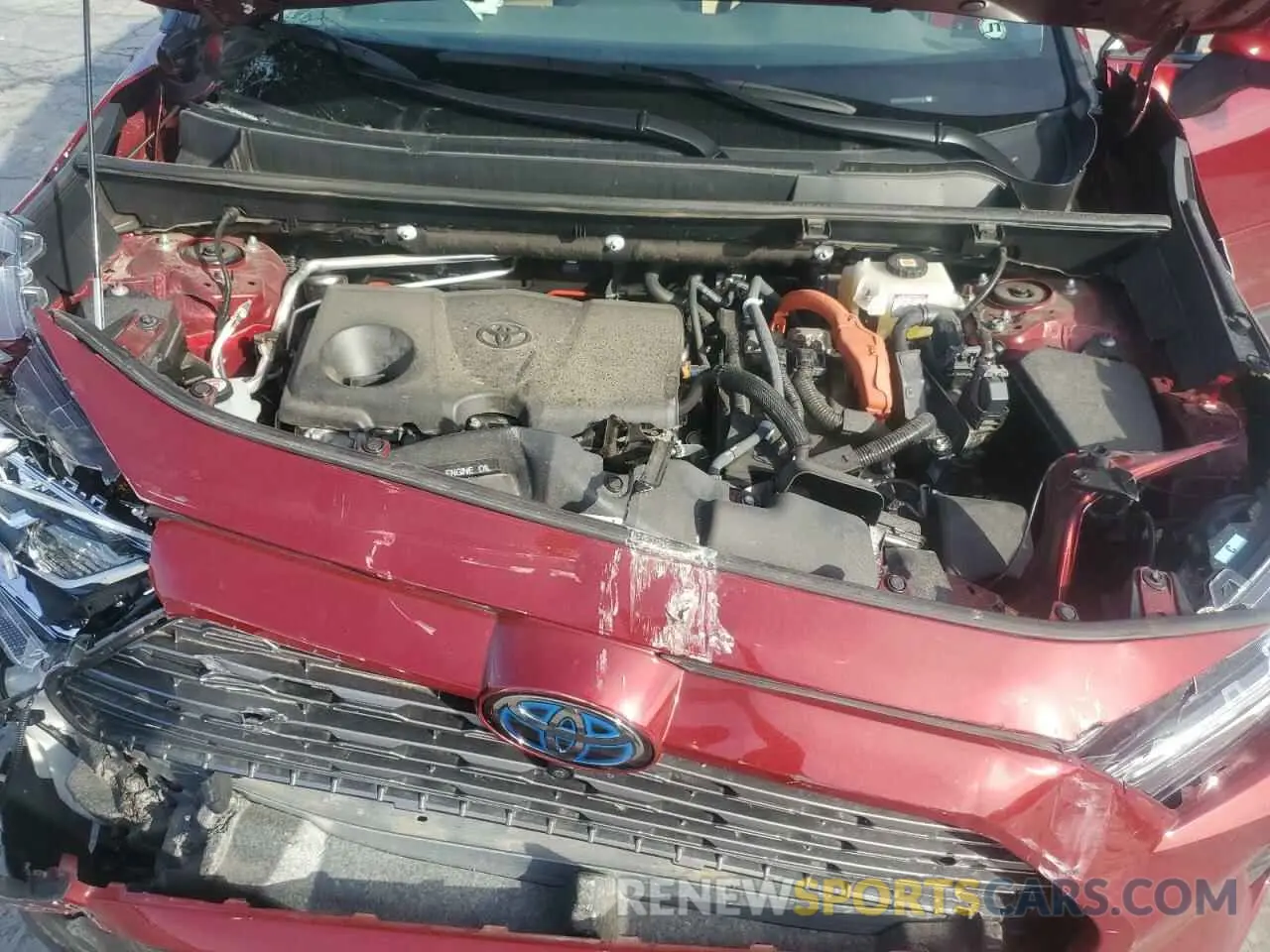 12 fotografías del automóvil dañado 4T3D6RFV3MU032787 TOYOTA RAV4 2021