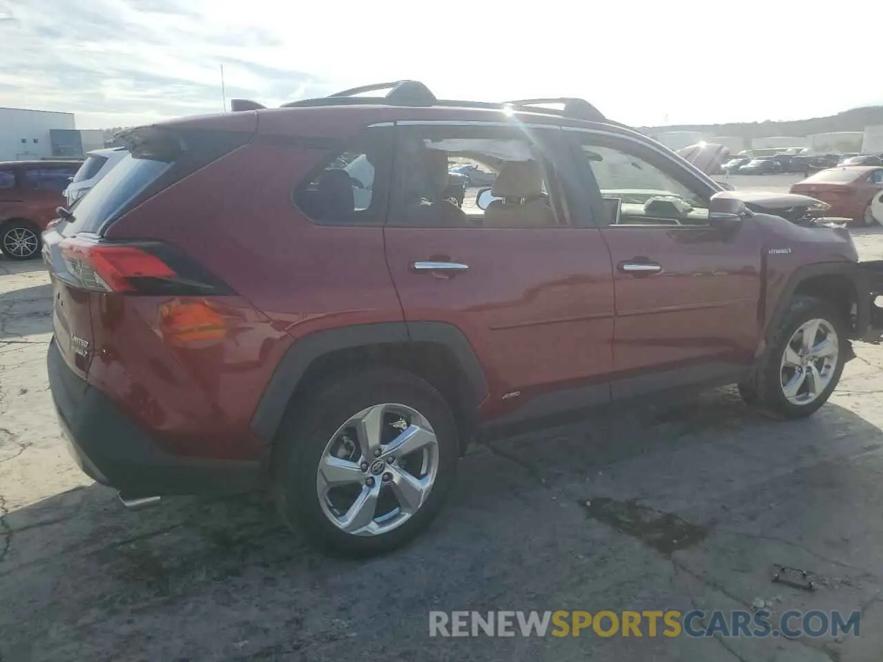 3 fotografías del automóvil dañado 4T3D6RFV3MU032787 TOYOTA RAV4 2021