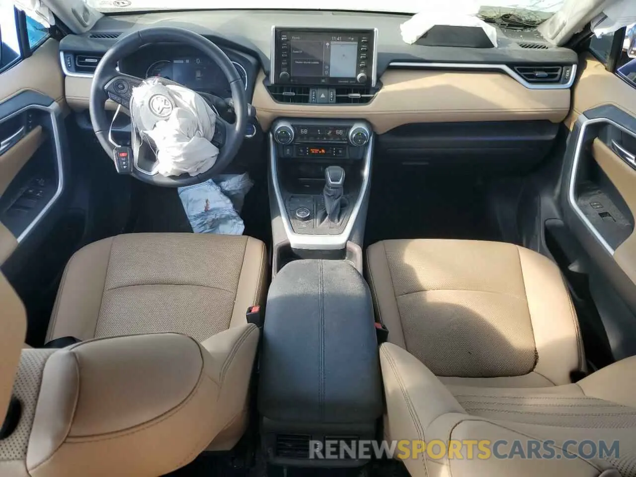 8 fotografías del automóvil dañado 4T3D6RFV3MU032787 TOYOTA RAV4 2021
