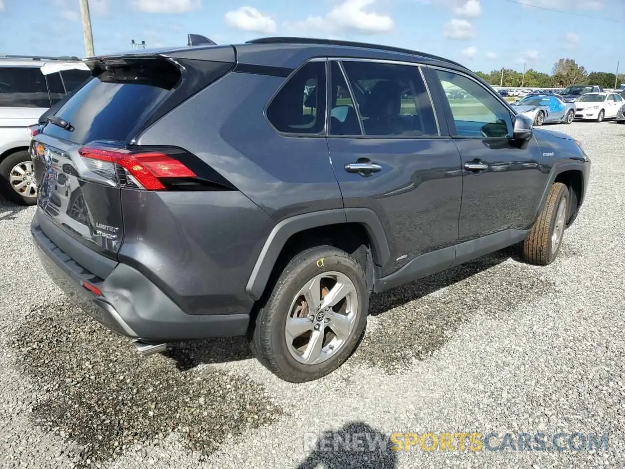 3 fotografías del automóvil dañado 4T3D6RFV4MU040252 TOYOTA RAV4 2021