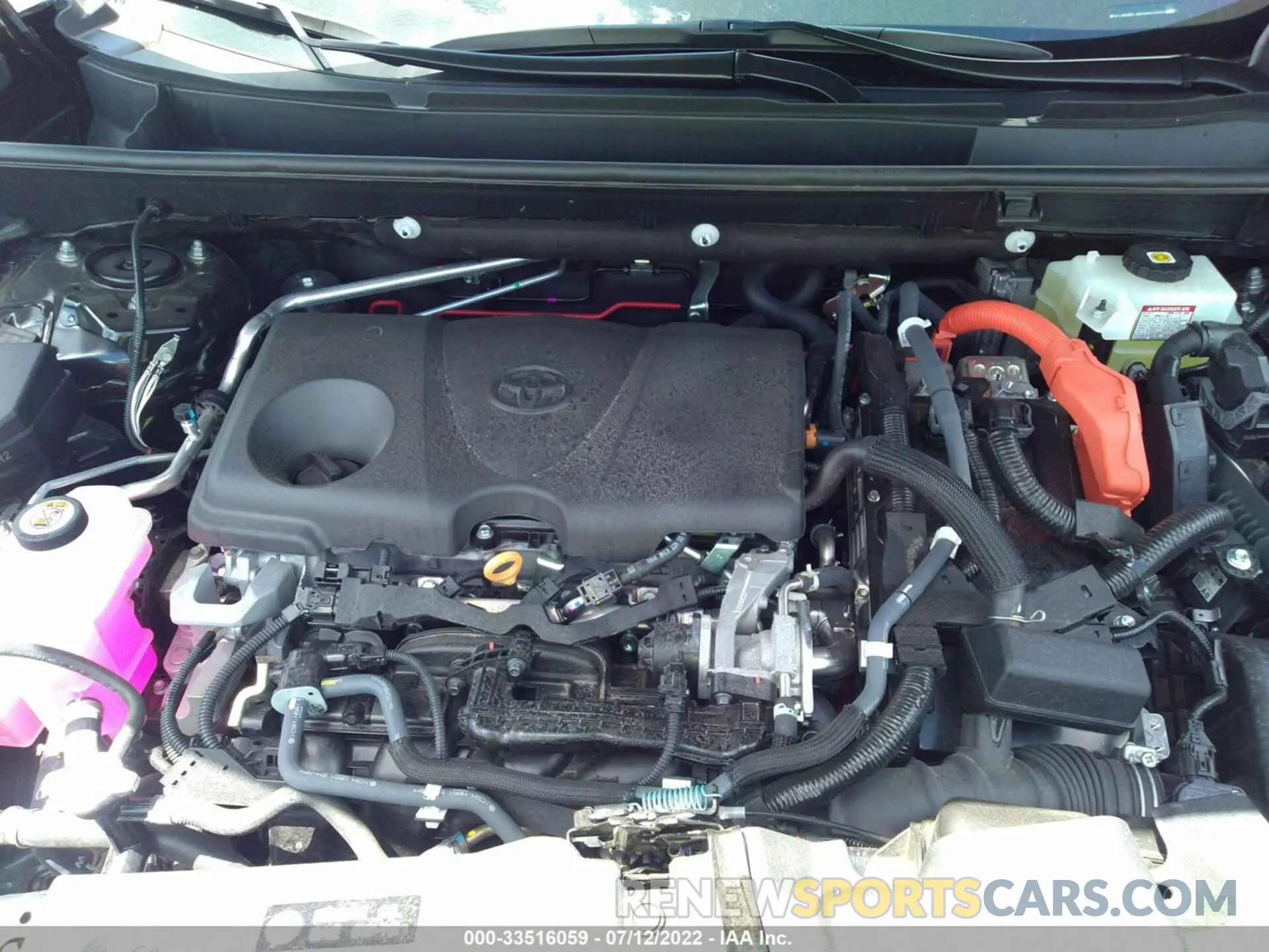 10 fotografías del automóvil dañado 4T3D6RFV6MU054380 TOYOTA RAV4 2021
