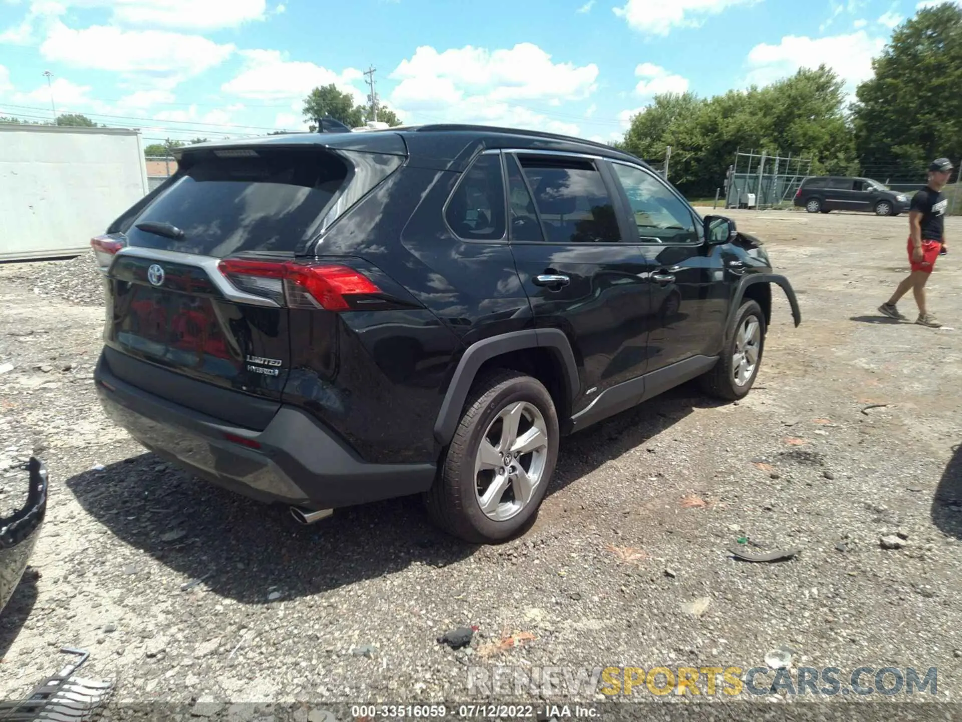4 fotografías del automóvil dañado 4T3D6RFV6MU054380 TOYOTA RAV4 2021