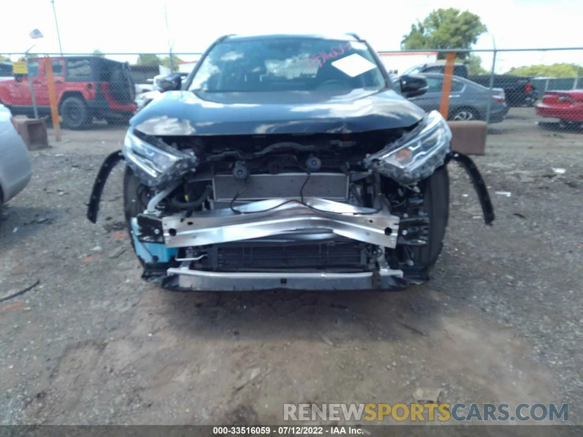 6 fotografías del automóvil dañado 4T3D6RFV6MU054380 TOYOTA RAV4 2021