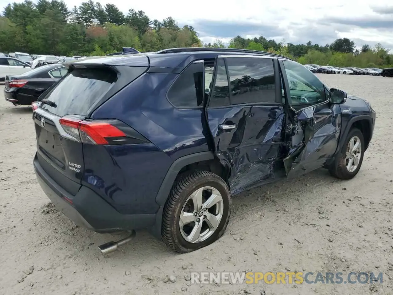3 fotografías del automóvil dañado 4T3D6RFV9MU045754 TOYOTA RAV4 2021