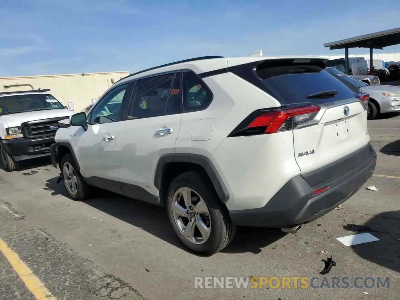 2 fotografías del automóvil dañado 4T3D6RFVXMU056147 TOYOTA RAV4 2021