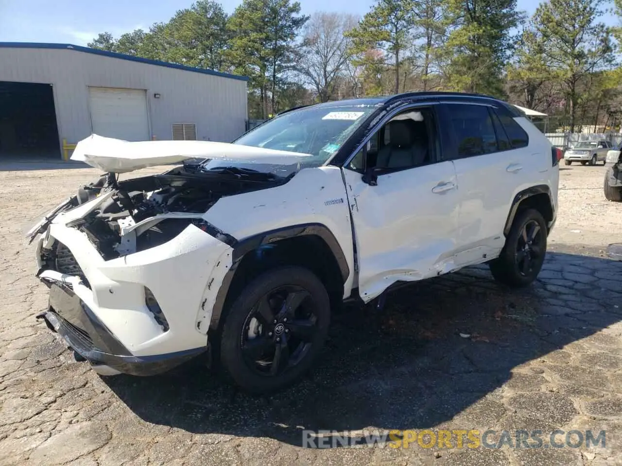 1 fotografías del automóvil dañado 4T3E6RFV8MU021367 TOYOTA RAV4 2021
