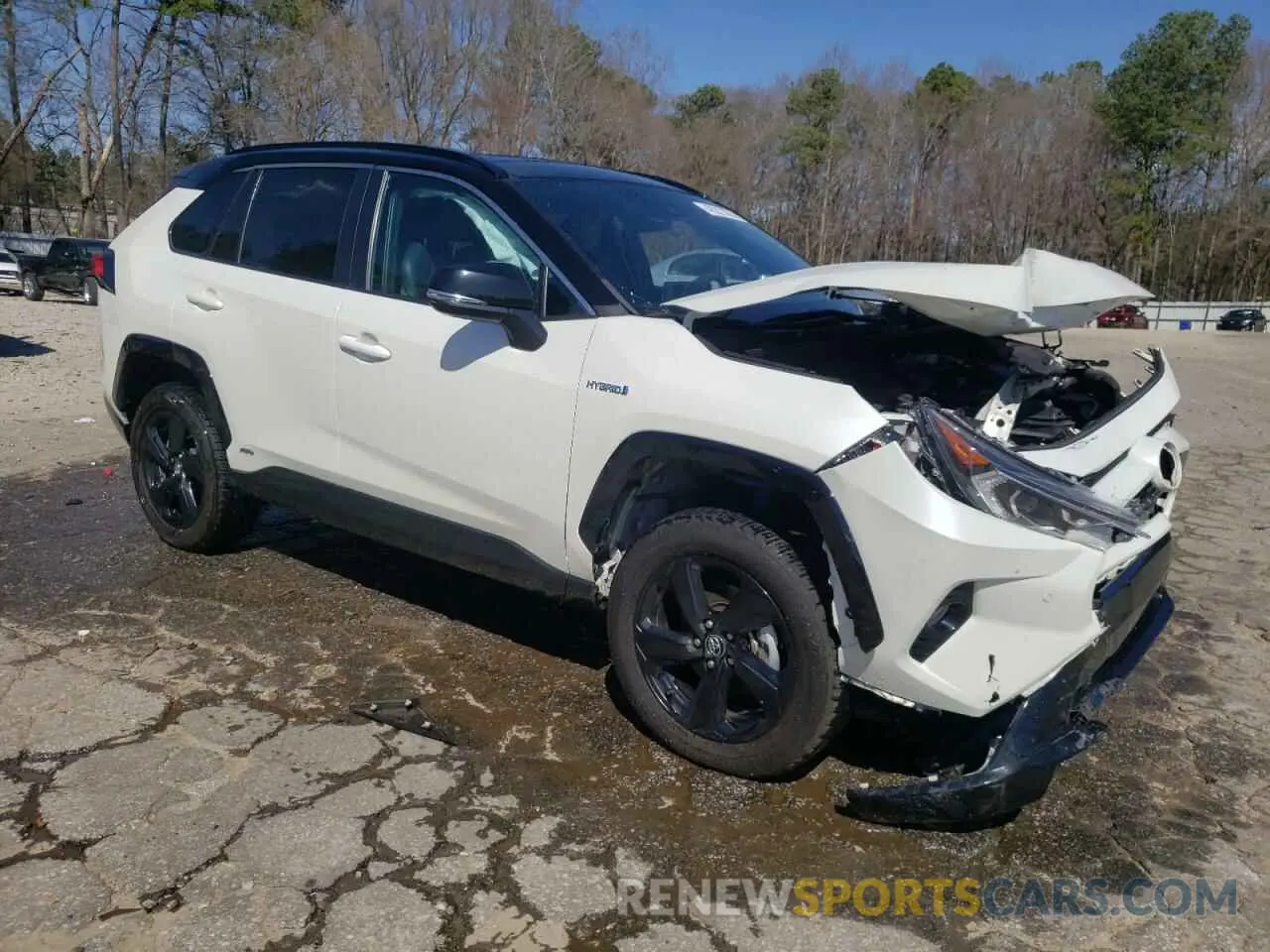 4 fotografías del automóvil dañado 4T3E6RFV8MU021367 TOYOTA RAV4 2021