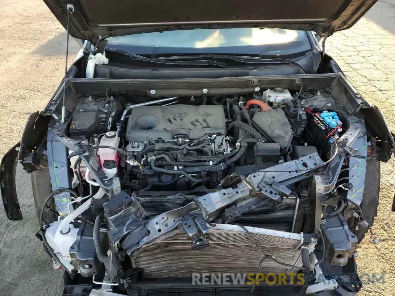 12 fotografías del automóvil dañado 4T3E6RFVXMU034329 TOYOTA RAV4 2021