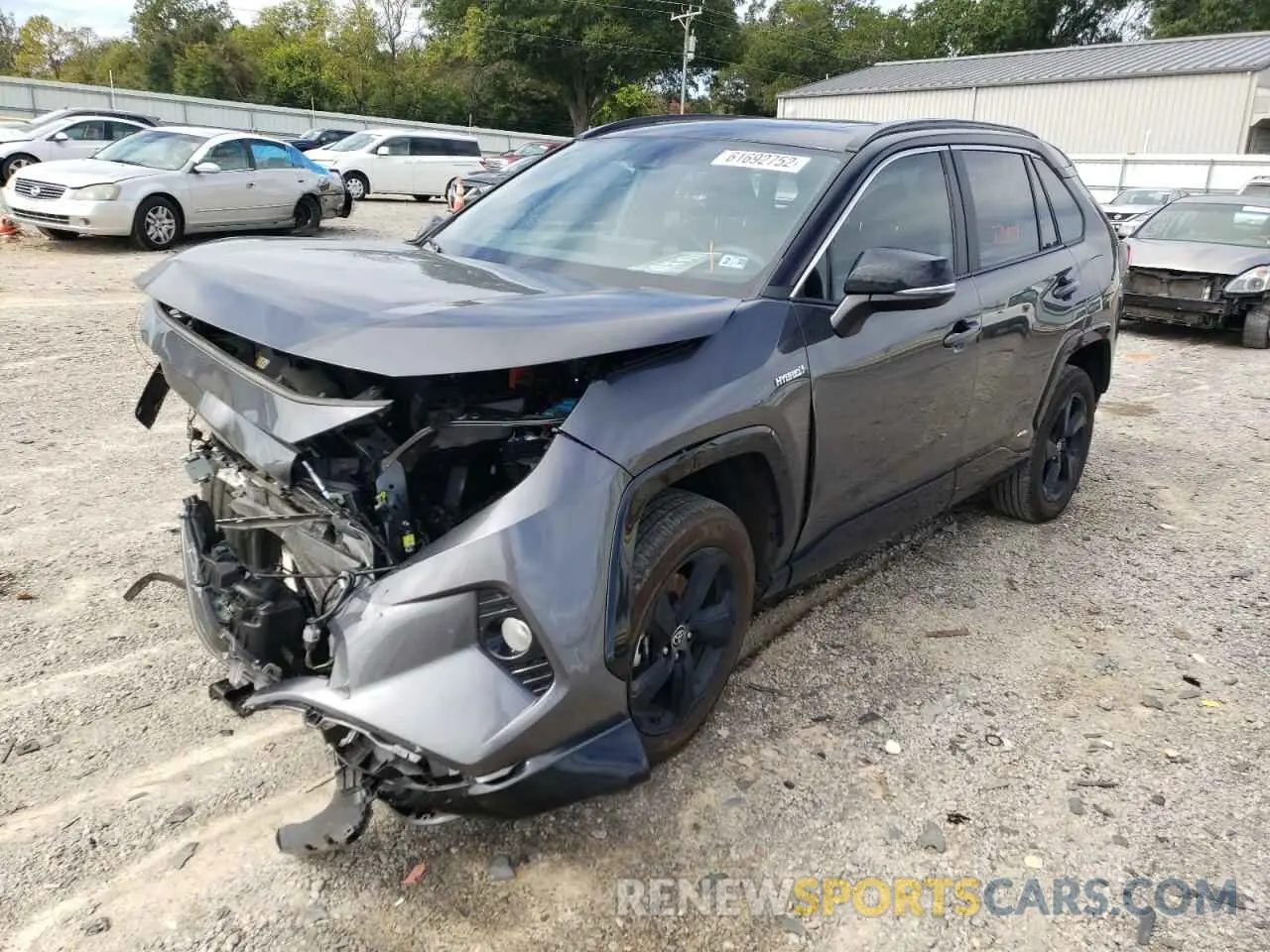 2 fotografías del automóvil dañado 4T3E6RFVXMU063555 TOYOTA RAV4 2021