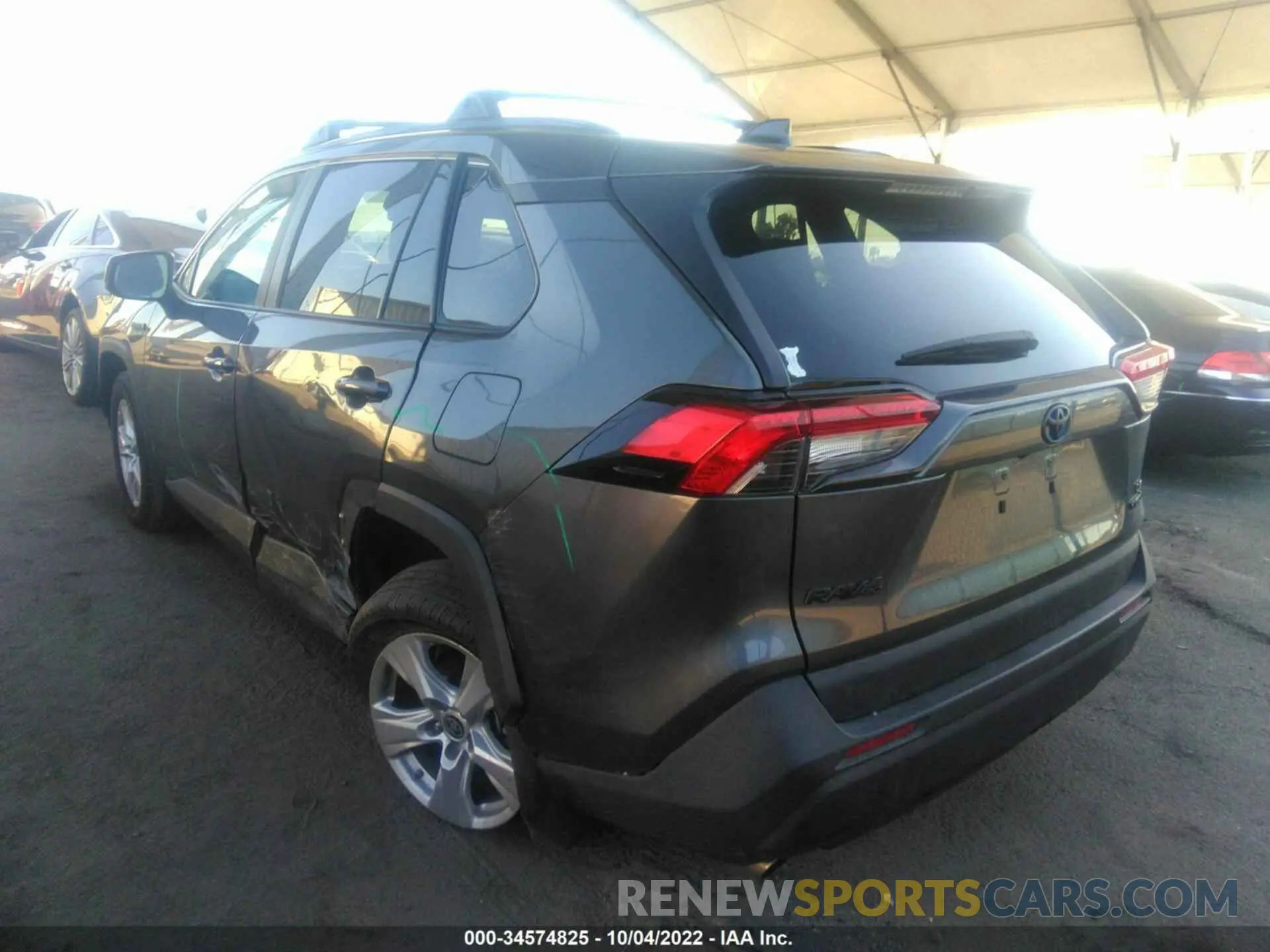 3 fotografías del automóvil dañado 4T3L6RFV2MU030427 TOYOTA RAV4 2021