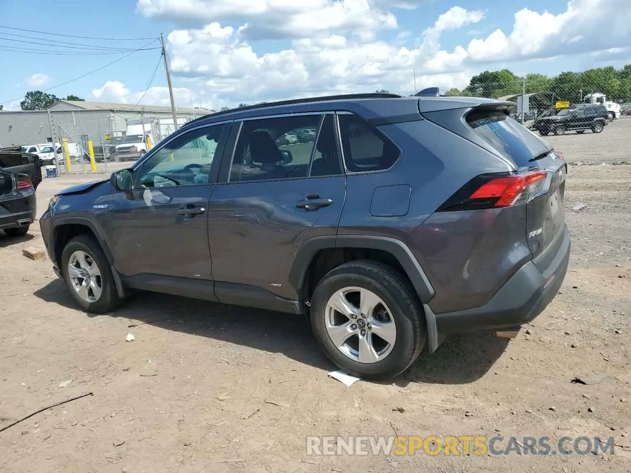 2 fotografías del automóvil dañado 4T3L6RFV6MU018023 TOYOTA RAV4 2021
