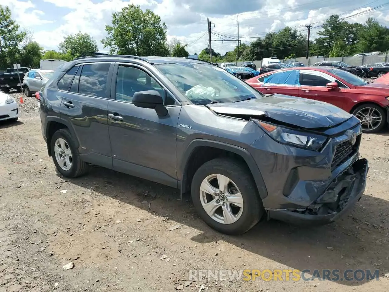 4 fotografías del automóvil dañado 4T3L6RFV6MU018023 TOYOTA RAV4 2021
