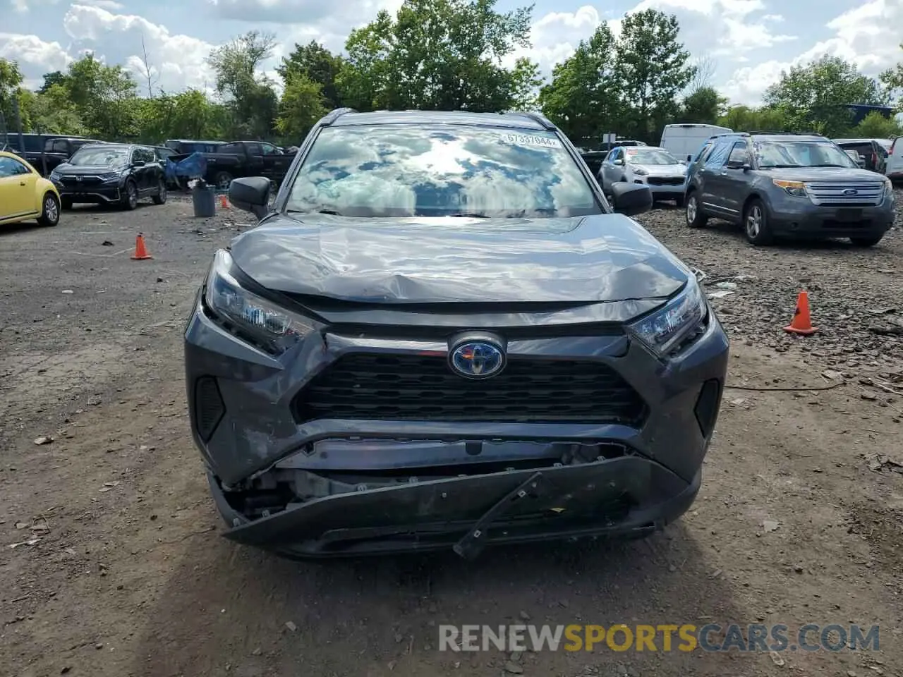 5 fotografías del automóvil dañado 4T3L6RFV6MU018023 TOYOTA RAV4 2021