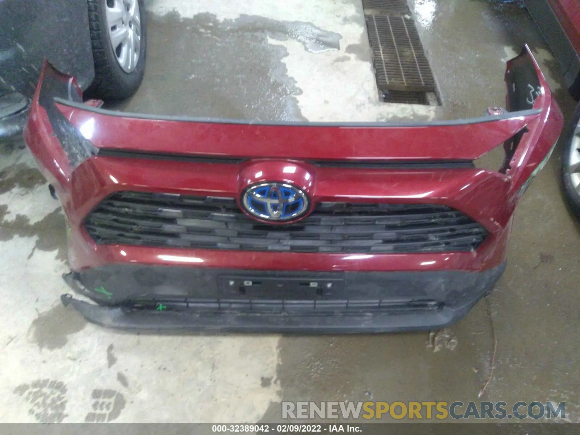 12 fotografías del automóvil dañado 4T3LWRFV2MU018956 TOYOTA RAV4 2021