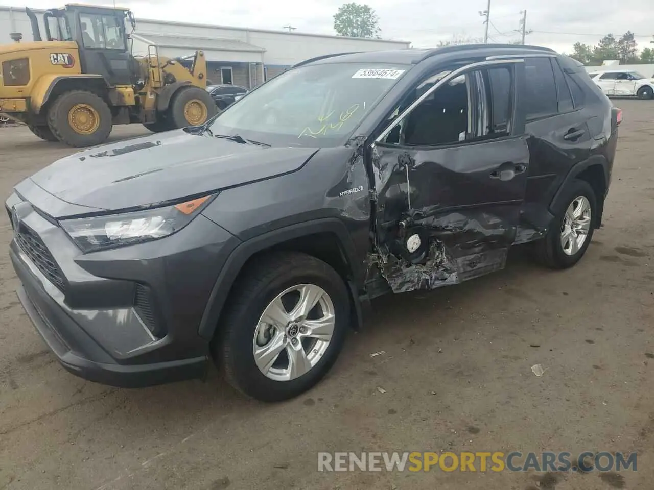 1 fotografías del automóvil dañado 4T3LWRFV5MU040112 TOYOTA RAV4 2021