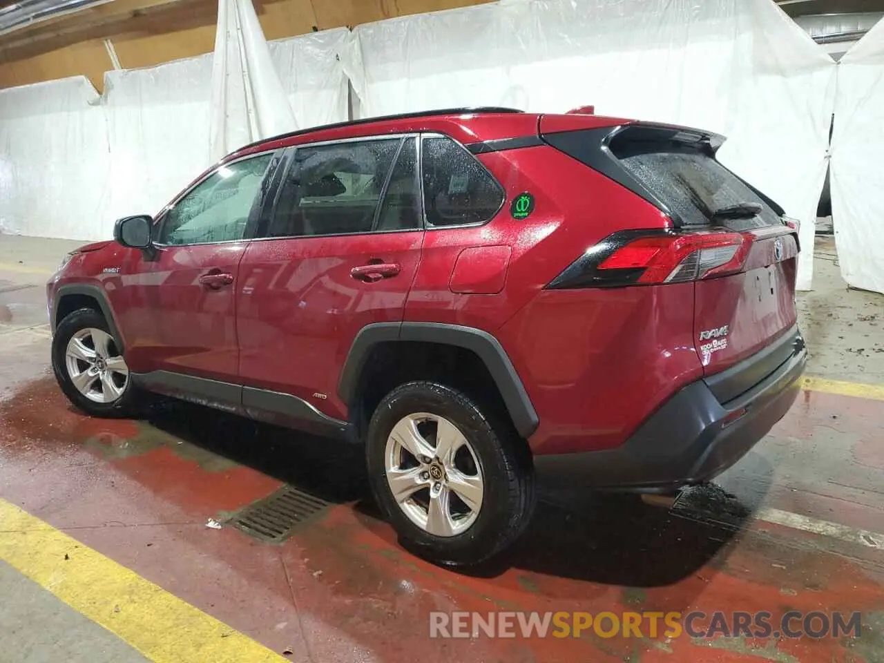 2 fotografías del automóvil dañado 4T3LWRFV8MU039939 TOYOTA RAV4 2021