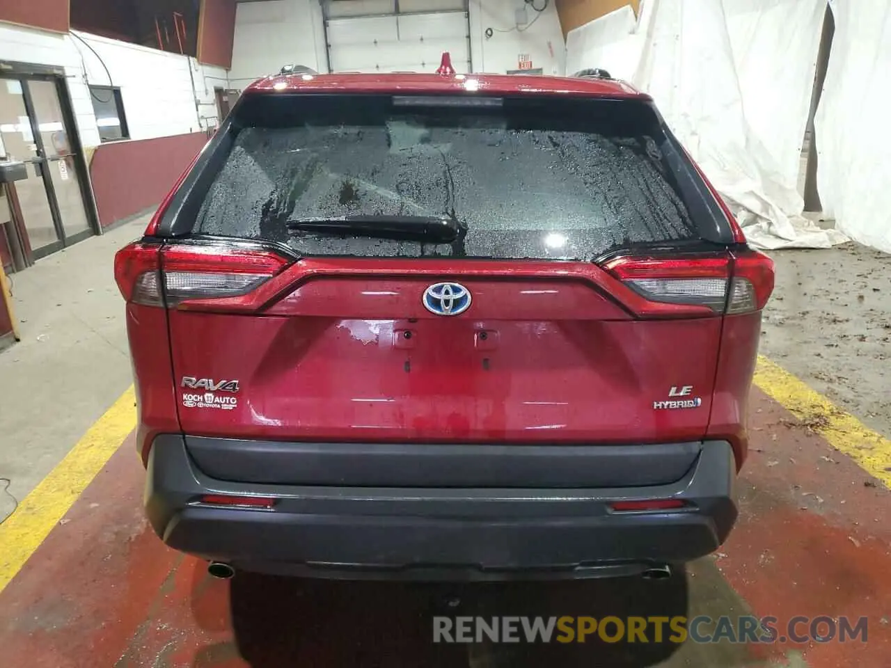 6 fotografías del automóvil dañado 4T3LWRFV8MU039939 TOYOTA RAV4 2021