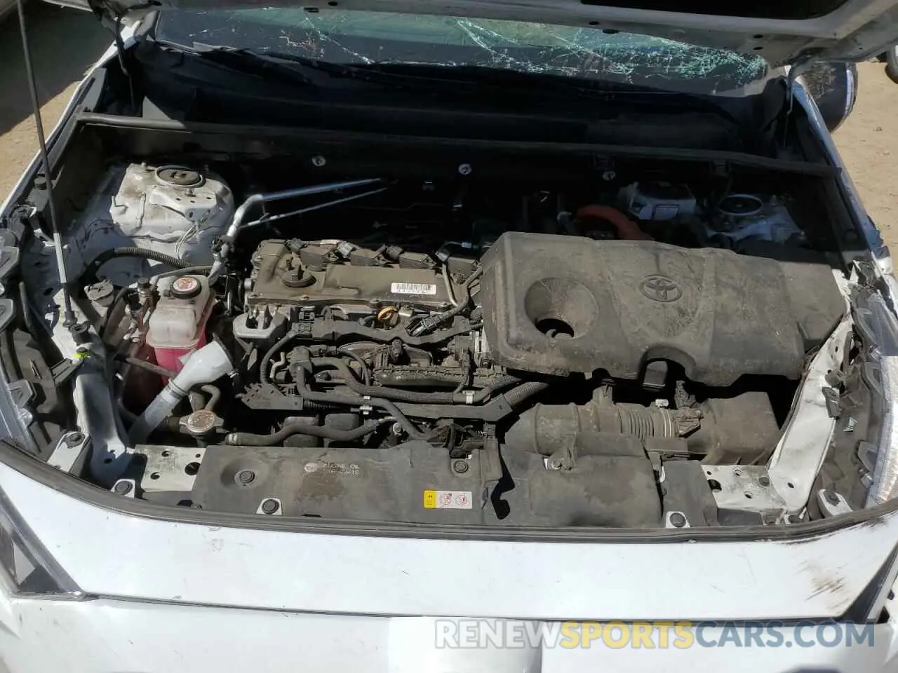 12 fotografías del automóvil dañado 4T3M6RFV3MU012071 TOYOTA RAV4 2021