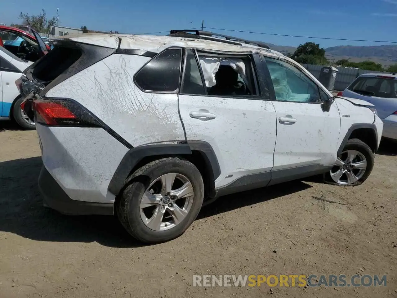 3 fotografías del automóvil dañado 4T3M6RFV3MU012071 TOYOTA RAV4 2021