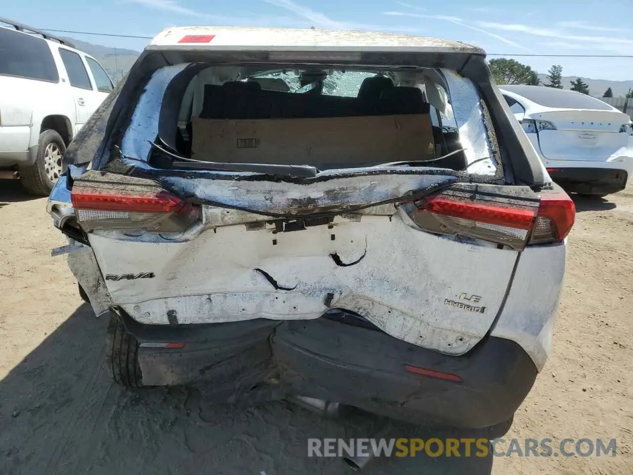 6 fotografías del automóvil dañado 4T3M6RFV3MU012071 TOYOTA RAV4 2021