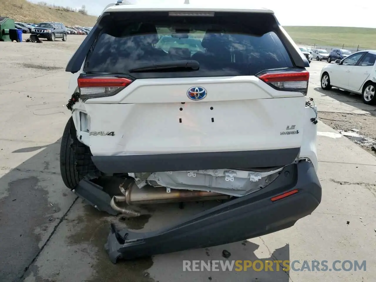 6 fotografías del automóvil dañado 4T3MWRFV2MU048172 TOYOTA RAV4 2021