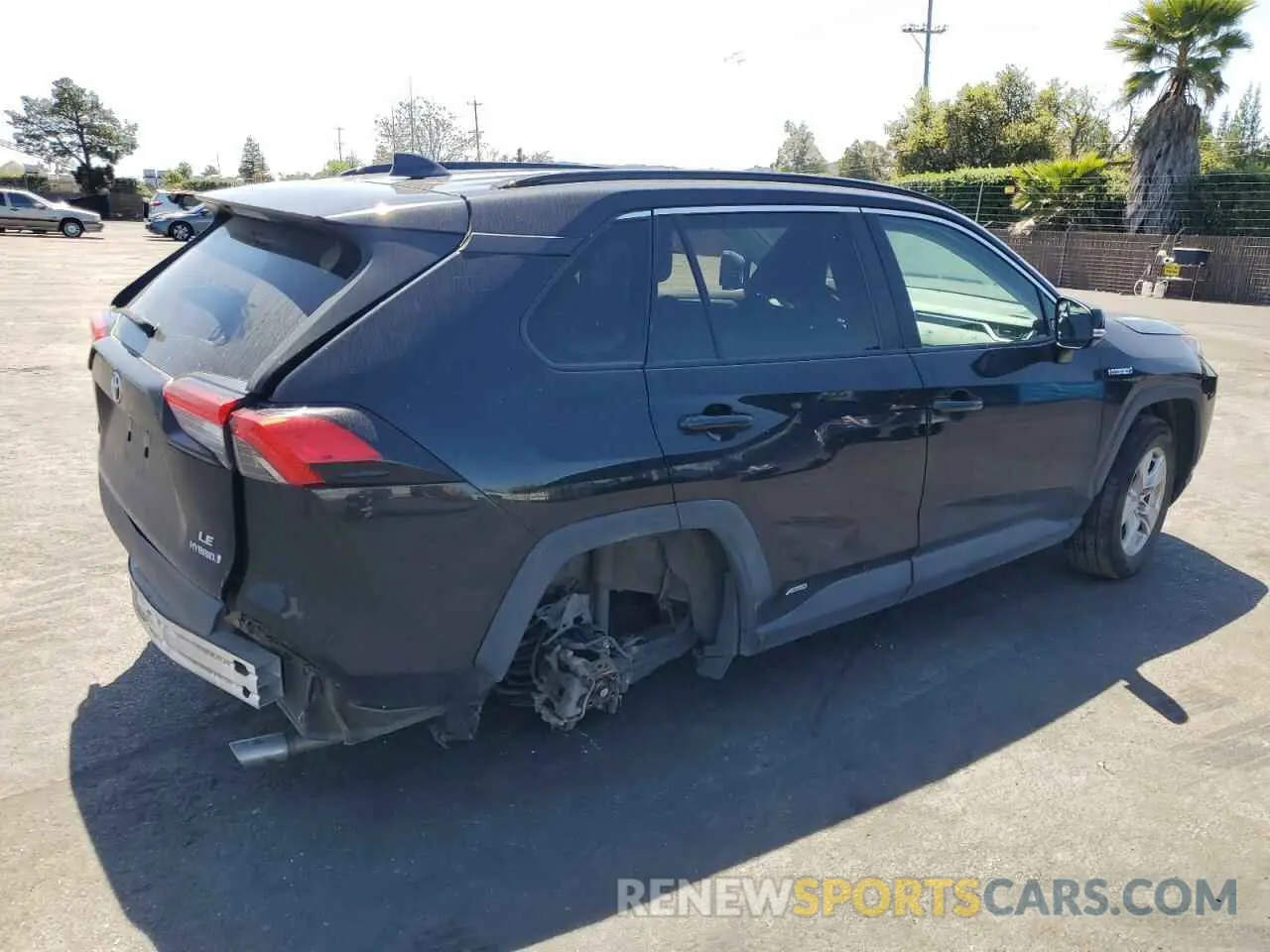 3 fotografías del automóvil dañado 4T3MWRFV2MU049189 TOYOTA RAV4 2021