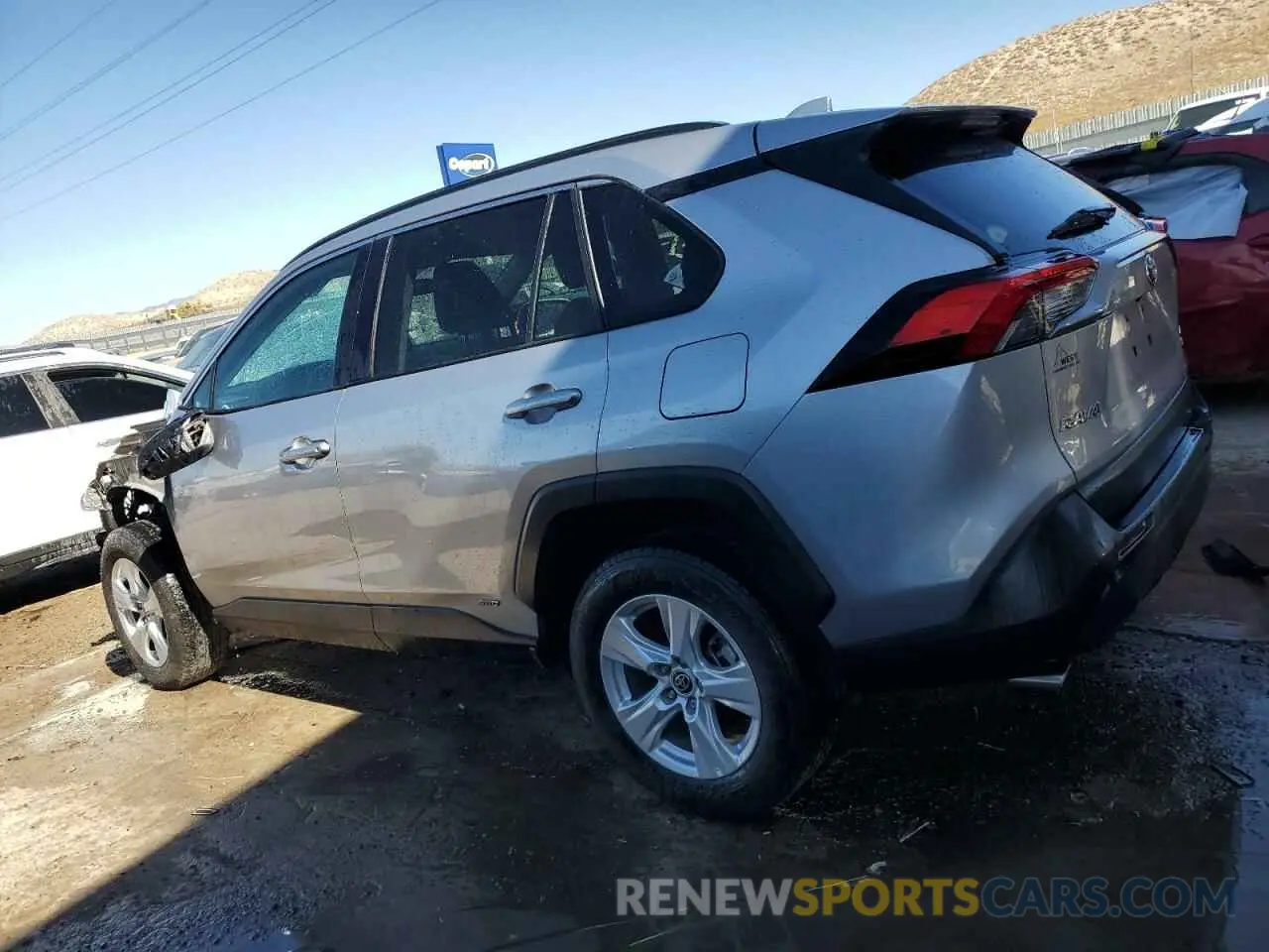 2 fotografías del automóvil dañado 4T3MWRFV4MU028926 TOYOTA RAV4 2021