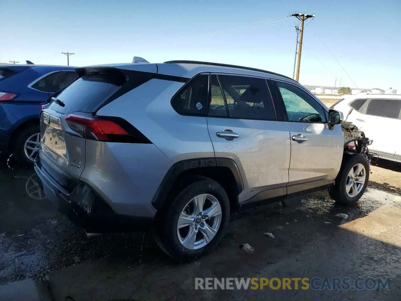 3 fotografías del automóvil dañado 4T3MWRFV4MU028926 TOYOTA RAV4 2021