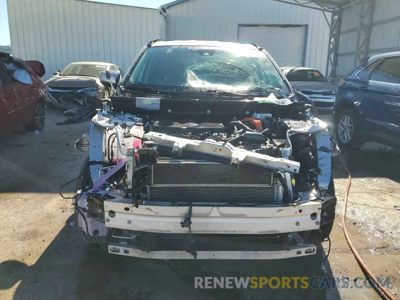 5 fotografías del automóvil dañado 4T3MWRFV4MU028926 TOYOTA RAV4 2021