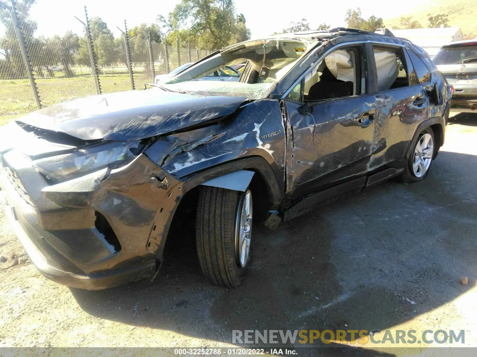 2 fotografías del automóvil dañado 4T3MWRFV5MU039854 TOYOTA RAV4 2021