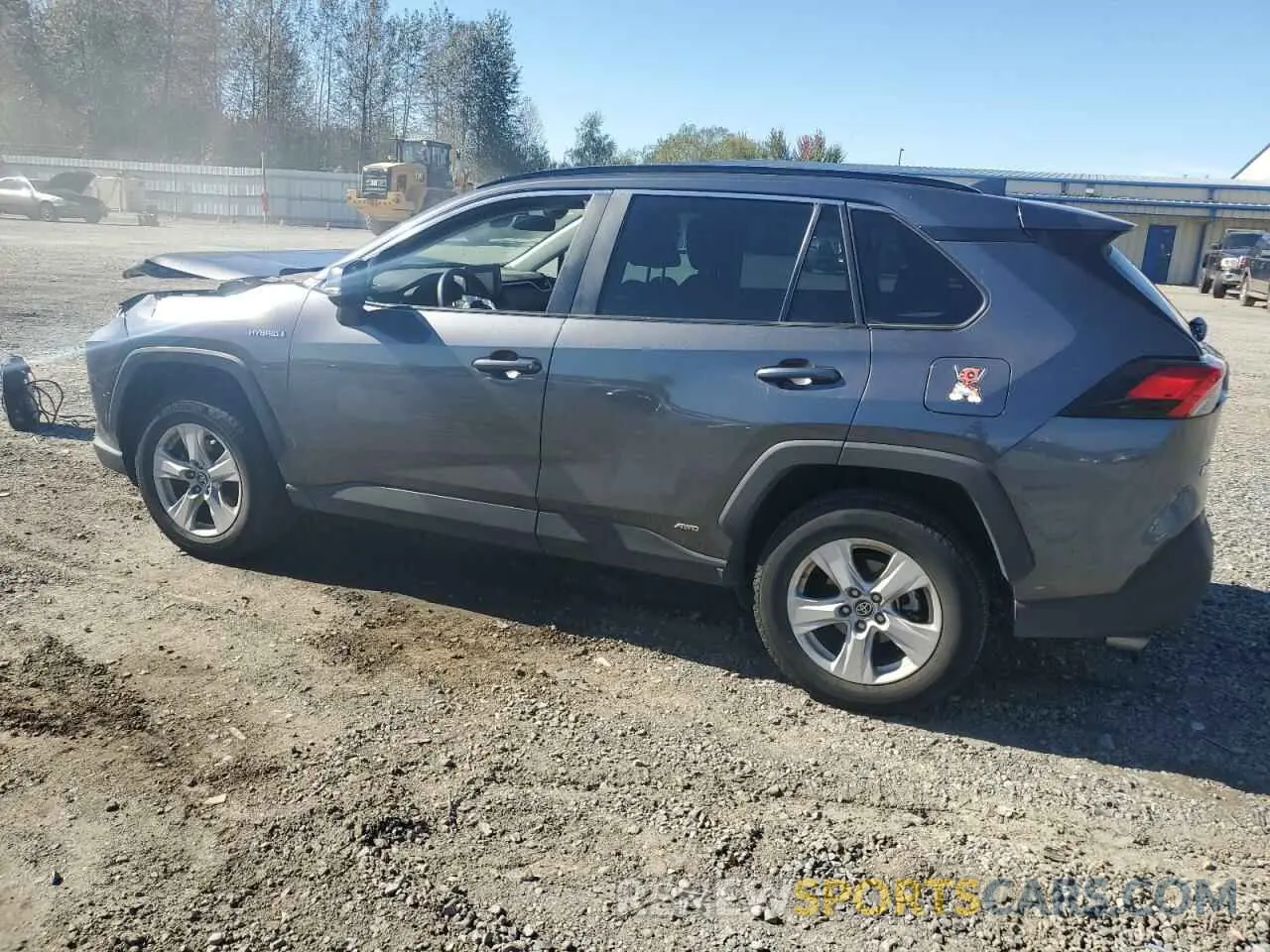2 fotografías del automóvil dañado 4T3MWRFV6MU035201 TOYOTA RAV4 2021