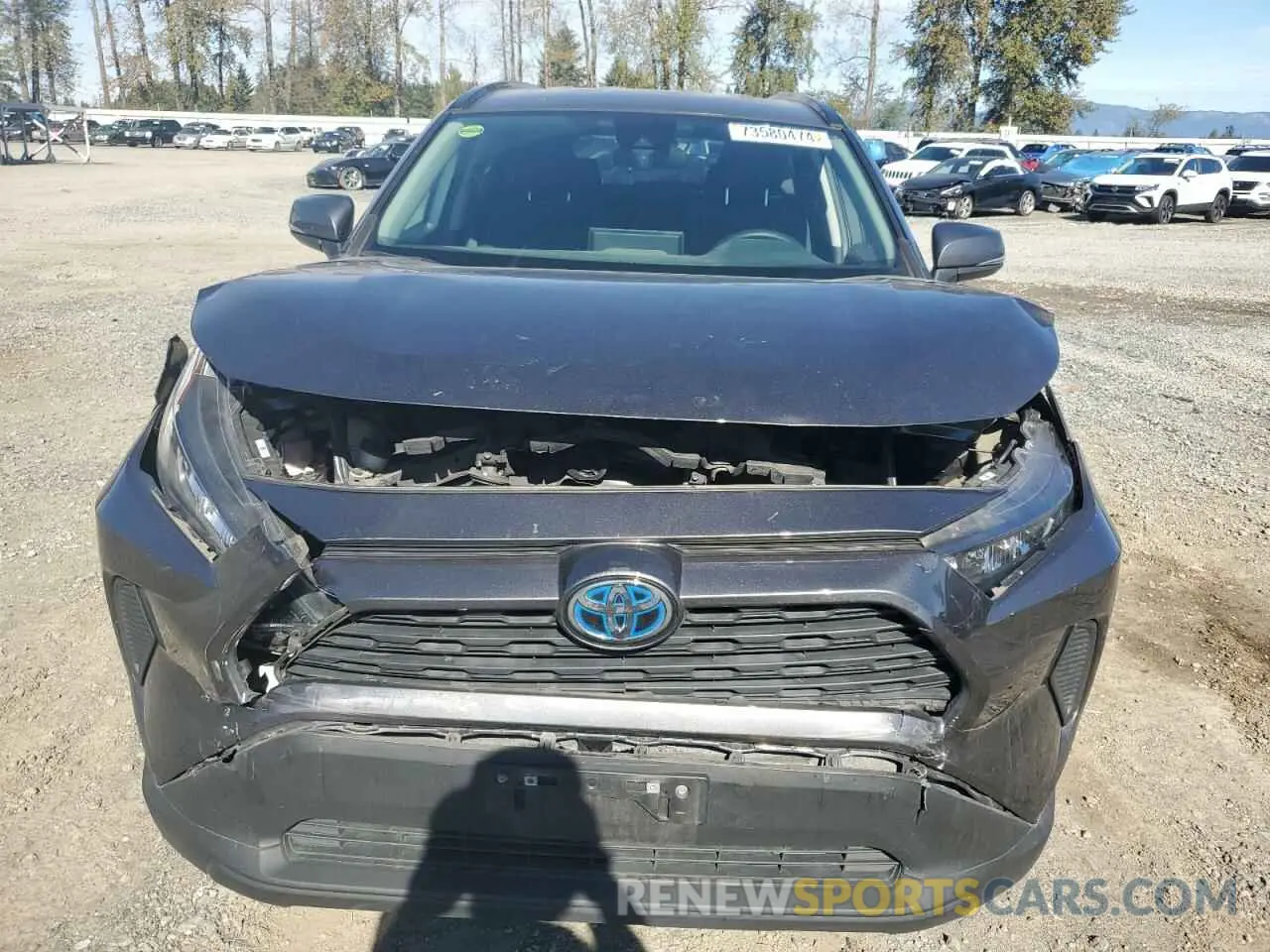5 fotografías del automóvil dañado 4T3MWRFV6MU035201 TOYOTA RAV4 2021