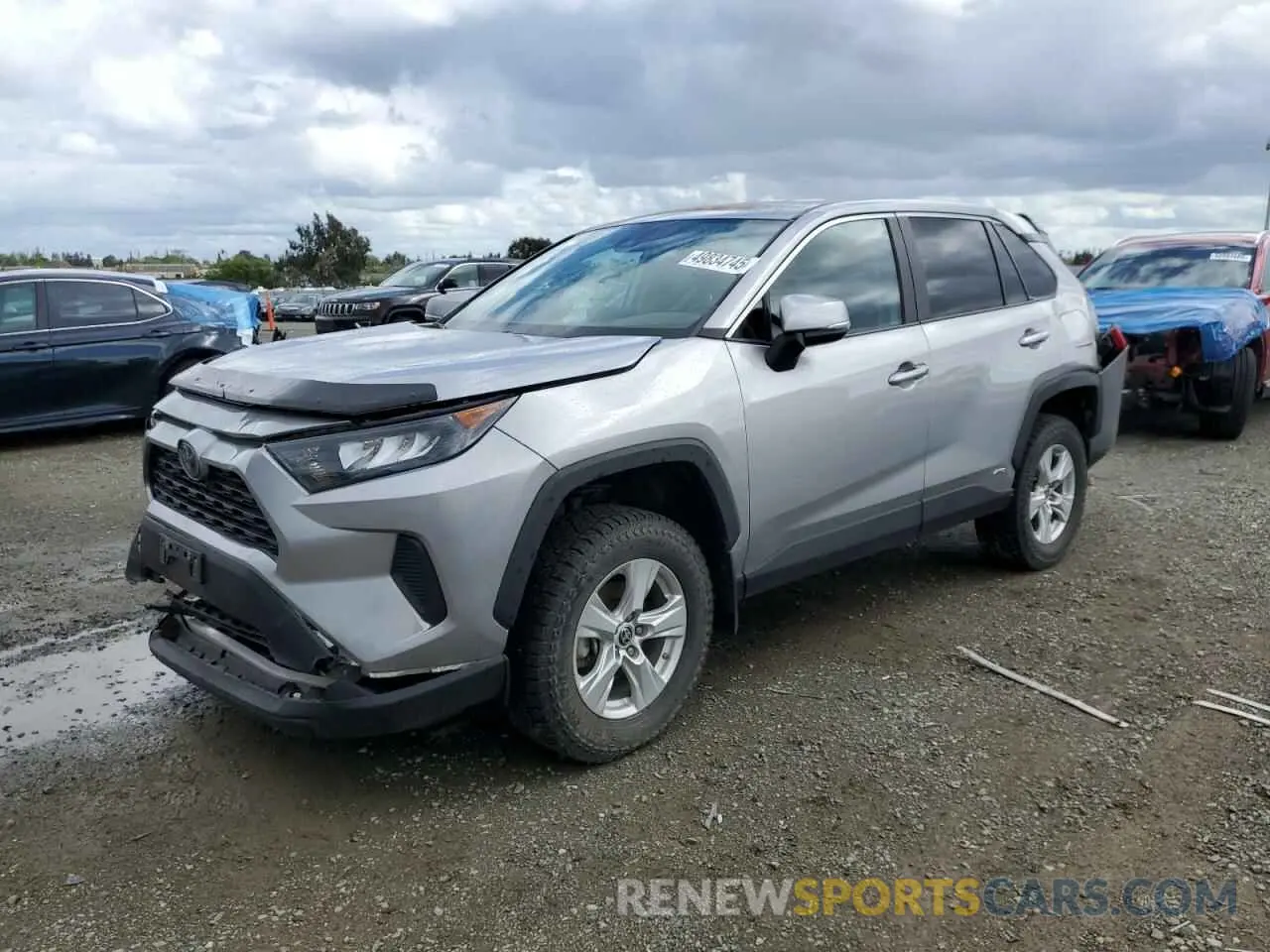 1 fotografías del automóvil dañado 4T3MWRFV8MU020439 TOYOTA RAV4 2021