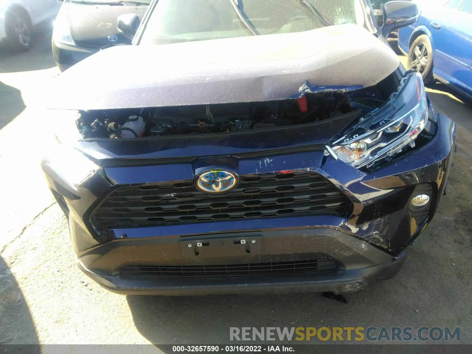 6 fotografías del automóvil dañado 4T3R6RFV2MU028411 TOYOTA RAV4 2021