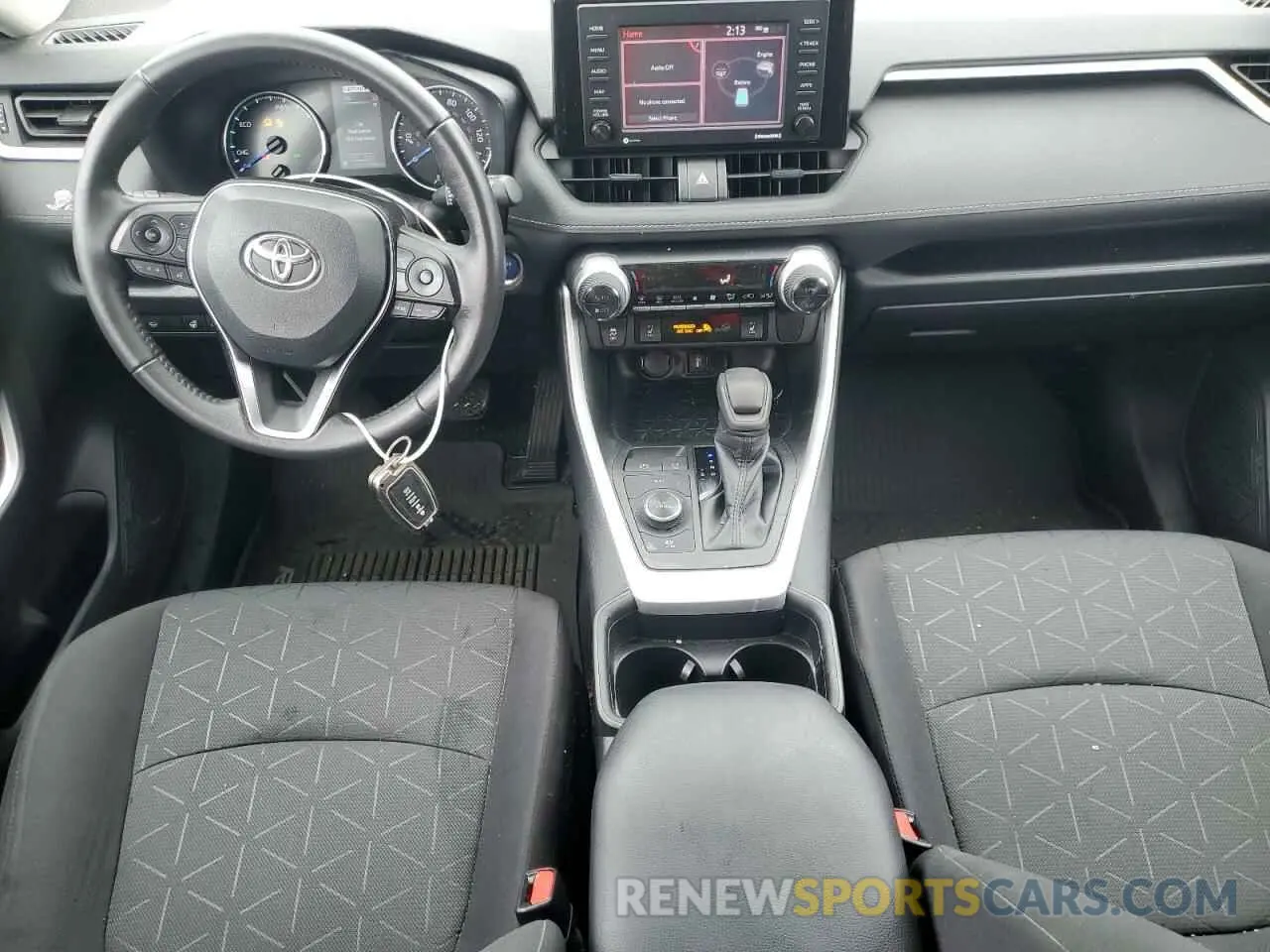 8 fotografías del automóvil dañado 4T3R6RFV4MU014997 TOYOTA RAV4 2021